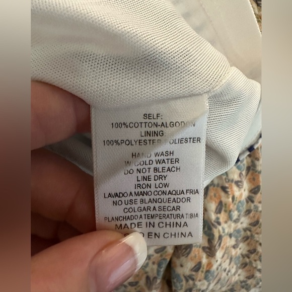 Listicle Blue and White Stripe Top Size Medium - Picture 11 of 11